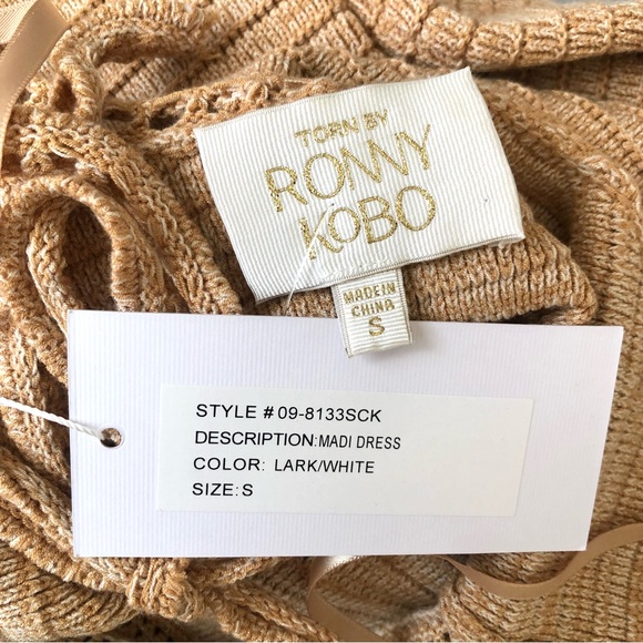 RONNY KOBO Darcy Open-Back Sleeveless Knit Maxi Dress in Lark/White - Picture 7 of 11